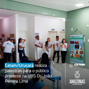 Imagem da notícia - Cetam/Urucará realiza palestras para o público presente na UBS Dr. João Pereira Lima