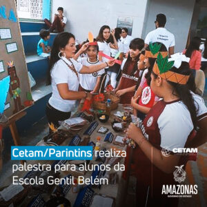 Imagem da notícia - Cetam/Parintins realiza palestra para alunos da Escola Gentil Belém