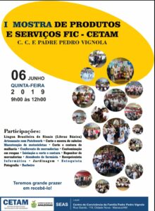 Imagem da notícia - Cetam do Centro de Convivência da Cidade Nova realiza I Mostra de Produtos e Serviços