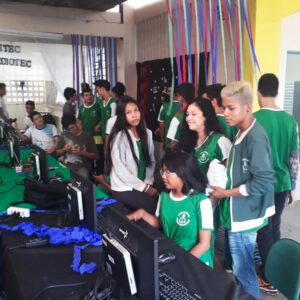 Imagem da notícia - Pronatec/Cetam: alunos expõem produções durante a Fetec/Mediotec