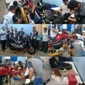 Imagem da notícia - Futuros técnicos de mecânica do Cetam/Borba realizam manutenção em máquinas e equipamentos de comunitários