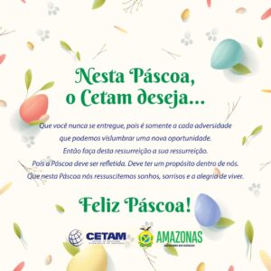 Imagem da notícia - O Cetam deseja à todos uma boa Páscoa