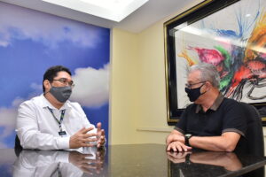 Imagem da notícia - Direção do Cetam visita diretor-presidente da Funtea