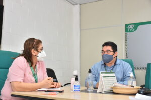 Imagem da notícia - Direção do Cetam traça metas com FVS para 2021