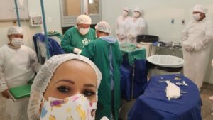 Imagem da notícia - Alunos de enfermagem do Cetam/São Sebastião do Uatumã participam de cesariana