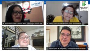 Imagem da notícia - Cetam aborda rumos da educação profissional e tecnológica em debate do Ifam