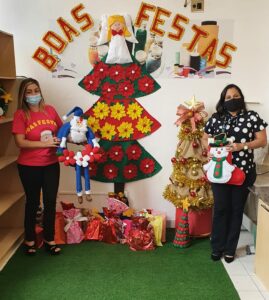 Imagem da notícia - Exposição de enfeites natalinos encerra curso no Cetam/CECF André Araújo