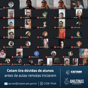 Imagem da notícia - Cetam tira dúvidas de alunos antes de aulas remotas iniciarem