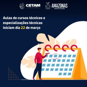 Imagem da notícia - Aulas de cursos técnicos e especializações técnicas iniciam dia 22 de março