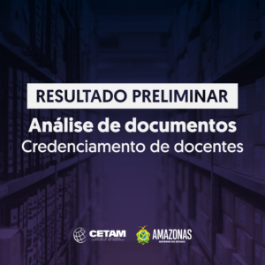 Imagem da notícia - Resultado preliminar da análise documental do credenciamento de docentes