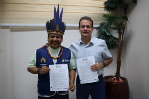 Imagem da notícia - Cetam e Fepiam assinam termo de cooperação técnica para qualificar indígenas e promover inclusão social